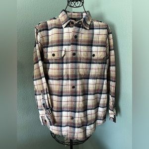 Red Head Brand Co. Flannel TWO Shirts Thick Large Fast shipping.